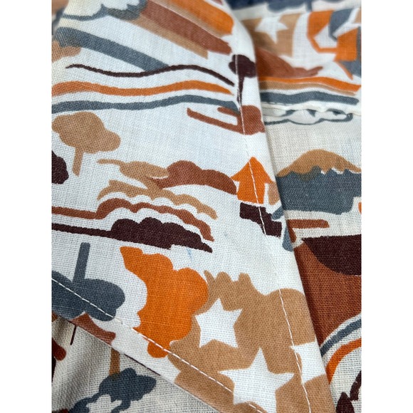 1970s RARE MOD Novelty Mac Shapely 15 1/2 Button Up Dress shirt Groovy Disco - Picture 11 of 11